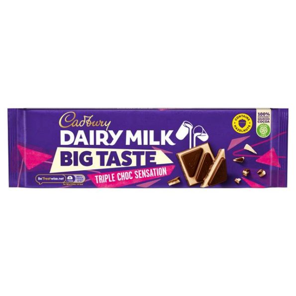 Cadbury Dairy Milk Big Taste Triple Chocolate Bar 300g
