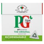 PG Tips 40 tea bags pyramid