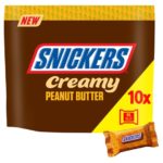 Snickers creamy peanut butter chocolate bars 10 pack