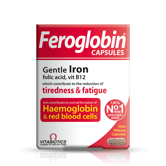 Vitabiotics feroglobin B12 slow release capsules