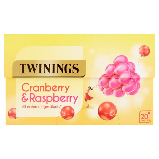 Twinings Cranberry And Raspberry 20S 40g