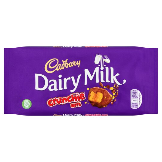 Cadbury Dairy Milk Crunchie Bit Chocolate Bar 200G
