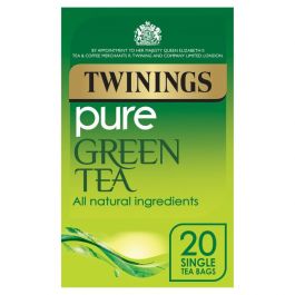 Twinings Pure Green String Tag & Envelope Teabags (20)
