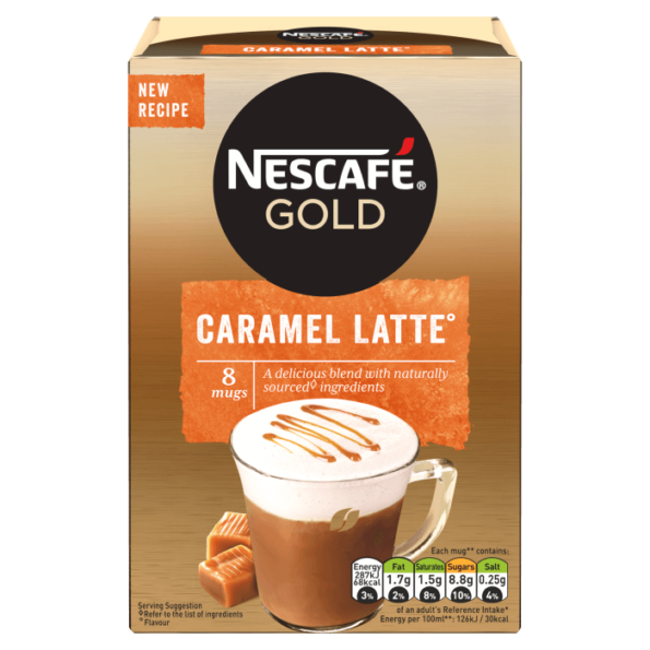 NESCAFÉ GOLD Caramel Latte  8pcs