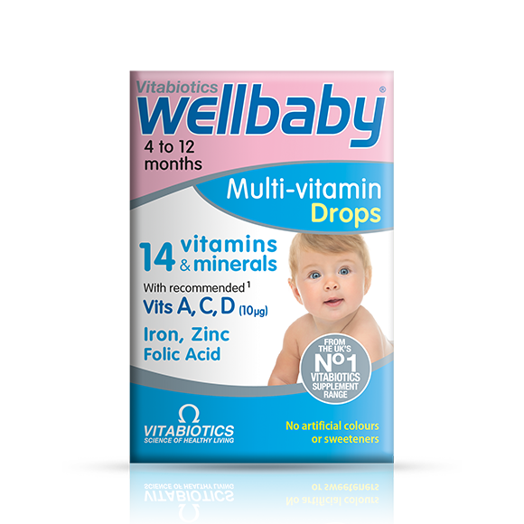 Vitabiotics Wellbaby Multi-vitamin Drops 4-12 months