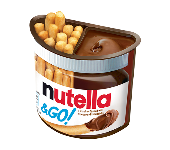 Nutella & Go! Hazelnut Spread with Cocoa and Breadsticks Single