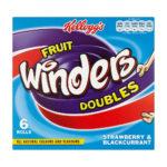 Kellogg’s Fruit Winders Strawberry and Blackcurrant 6x17g
