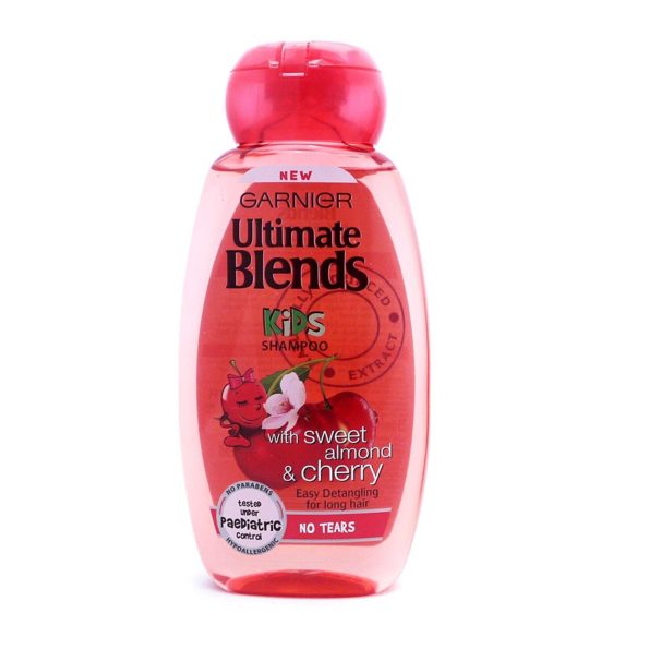 Garnier Whole Blends Kids 2 in 1 Shampoo – Cherry and Sweet Almond – 250ml