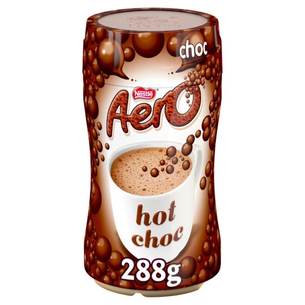 Aero Instant Hot Chocolate Powder Jar 288g