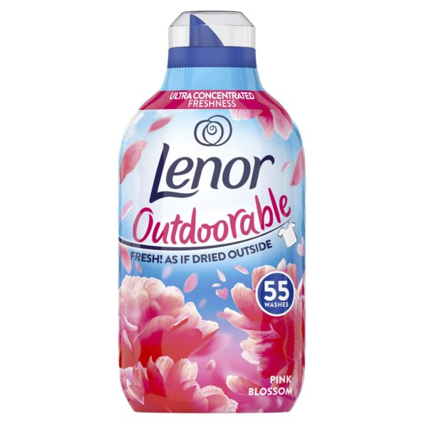 Lenor Outdoorable Fabric Conditioner Pink Blossom 60 Washes