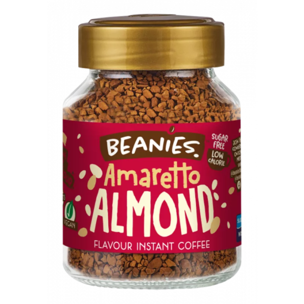 Beanies Amaretto Almond Flavoured Instant Coffee 50 g