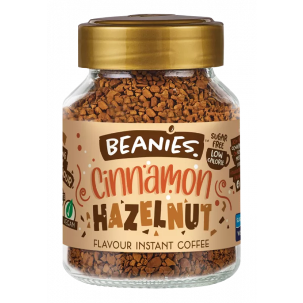 Beanies Cinnamon Hazelnut Flavoured Instant Coffee 50 g
