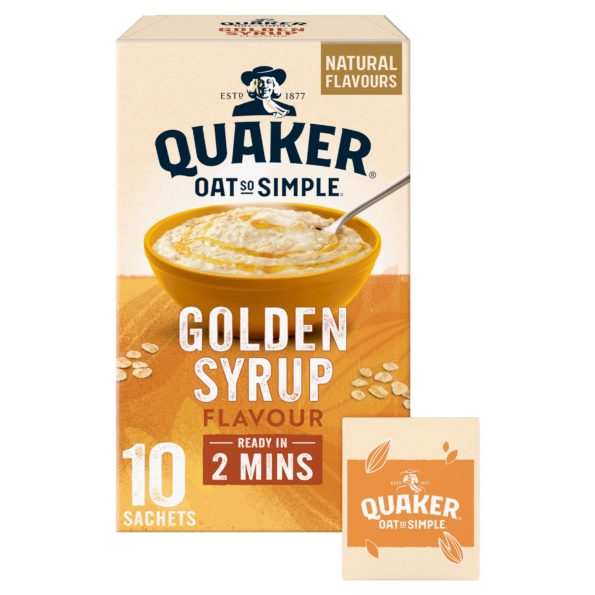 Quaker Oat So Simple Golden Syrup Porridge 10 X 36G