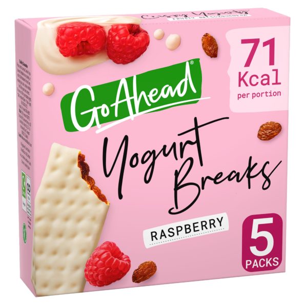 Go Ahead Yoghurt Breaks Raspberry 5X35.5G