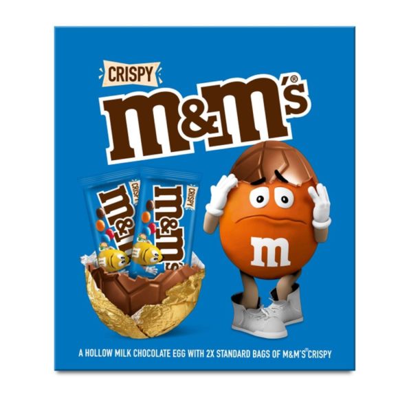 M&M’s Crispy Milk Chocolate Large Easter Egg 222g