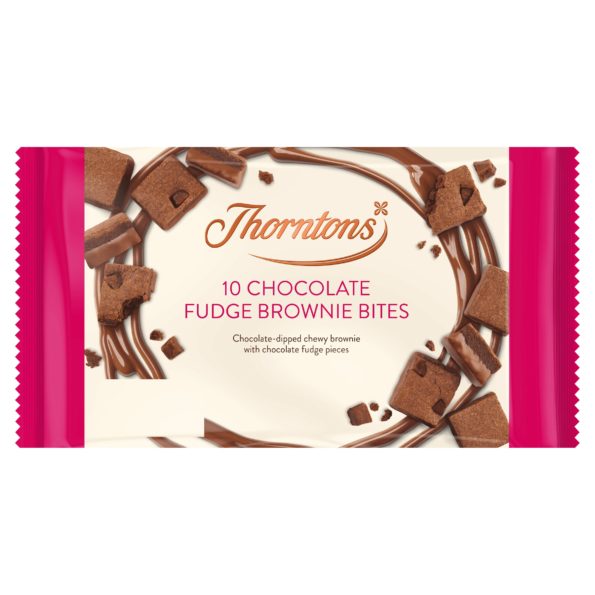 Thorntons Chocolate Fudge Brownie Bites 10 Pack
