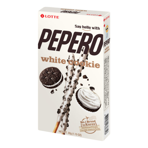 Lotte Pepero Stick Biscuits – White Cookie 32g
