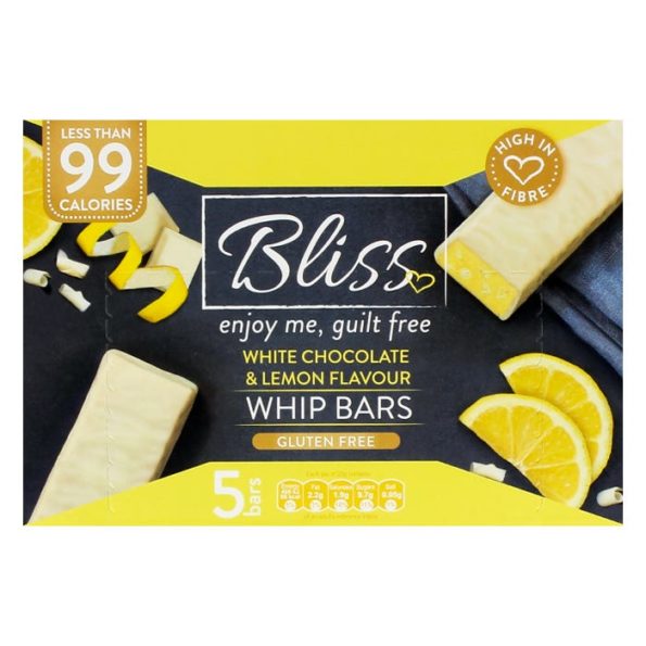 Bliss Bars – White Chocolate and Lemon Whip 5pcs
