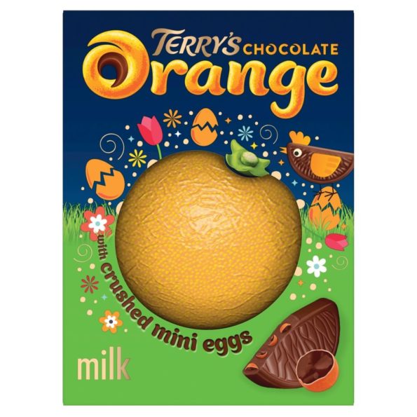 Terrys Chocolate Orange Milk Chocolate – Easter Edition with Crushed Mini Eggs 152g