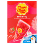 Chupa Chups Eezy Freezy Triangle Freeze Pops – Strawberry – 62ml x 10