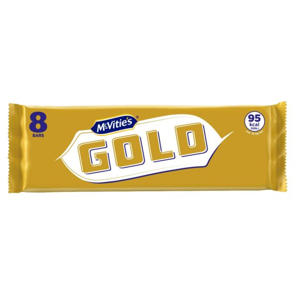 McVitie’s Gold Biscuit Bars x8 142g