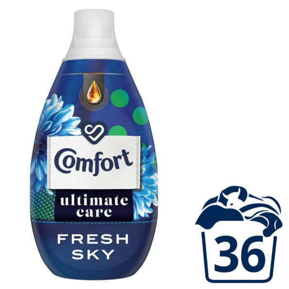Comfort Ultimate Care Fresh Sky Concentrated Fabric Conditioner 540ml