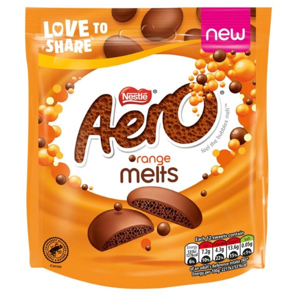 Aero Melts Orange Chocolate 86g
