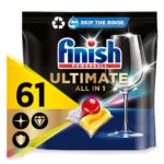 Finish Ultimate All In One Lemon Sparkle 61 Dishwasher Tablets