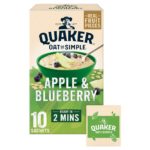 Quaker Oat So Simple Apple Blueberry Porridge 10X36g