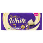 Cadbury White Confetti Chocolate Bar 160g