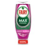 Fairy MaxPower Cherry Blossom Washing Up Liquid 640ML