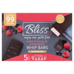 Bliss Dark Chocolate & Raspberry Whip Bars 5 x 25g (125g)