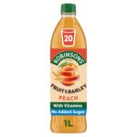 Robinsons Fruit & Barley with Vitamins Peach Squash 1L