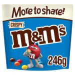 M&M Crispy More To Share Chocolate Pouch 246G