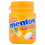 Mentos Sugar Free Gum Tropical Flavour 40pcs 56g
