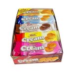Mini Cream Cookies Assorted 10 Packs 350g