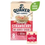 Quaker Oat So Simple Simply Strawberry Porridge Sachets 8×32.5g