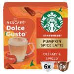 Starbucks Nescafe Dolce Gusto Pumpkin Spice Latte 12 Capsules 129g